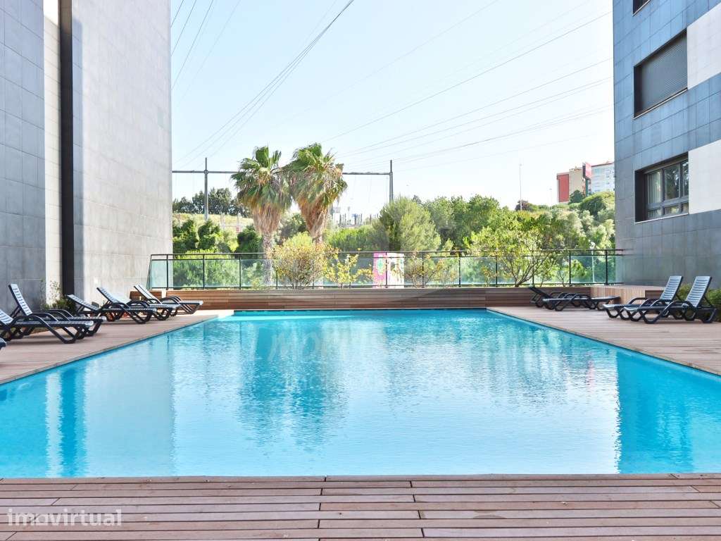 Apartamento T3 com box no Condomínio Blue Garden, em Sacavém - Grande imagem: 3/44