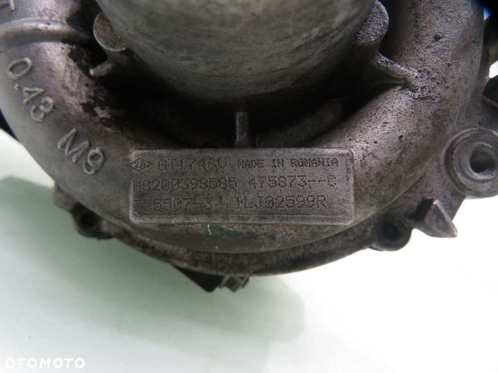 TURBOSPRĘŻARKA RENAULT SCENIC II 1.9 dCi H8200398585 7555073 GT1746V - 5