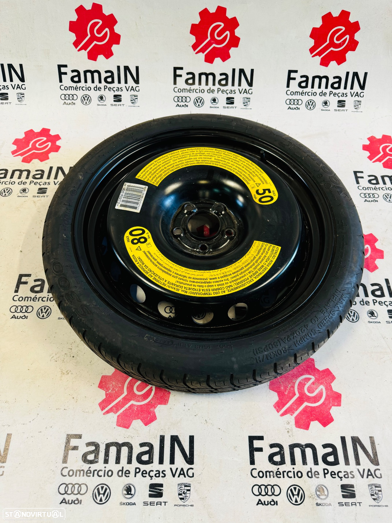 JANTE SUPLENTE AUDI A4 B9 5x112 em 19 - 2