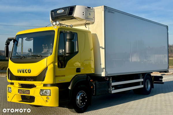 Iveco EUROCARGO 160-280 / CHŁODNIA / 6.1 M DŁUGOŚCI / 15 EUROPALET / AUTOMAT / SYPIALKA / NISKI PRZEBIEG / 16 TON DMC / CARRIER SPALINOWO - ELEKTRYCZNY / 2018 ROK