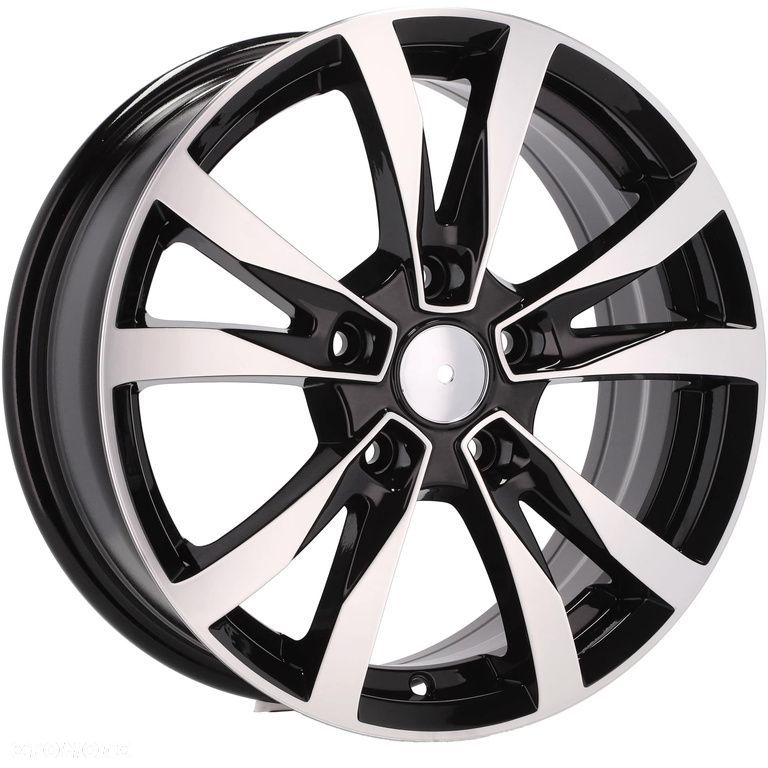 4x Felgi 16 5x112 m.in. do AUDI A3 8V 8P A4 A6 VW Caddy Golf Passat Tiguan T-ROC - BK533 - 3