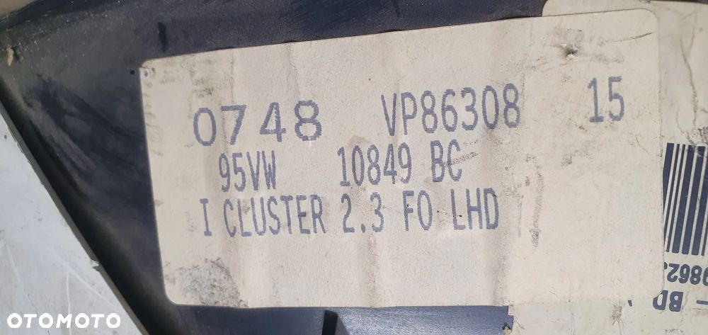 Licznik zegary oryginał Ford Galaxy MK1 2.3 VR6 95VW-10849-BC - 7