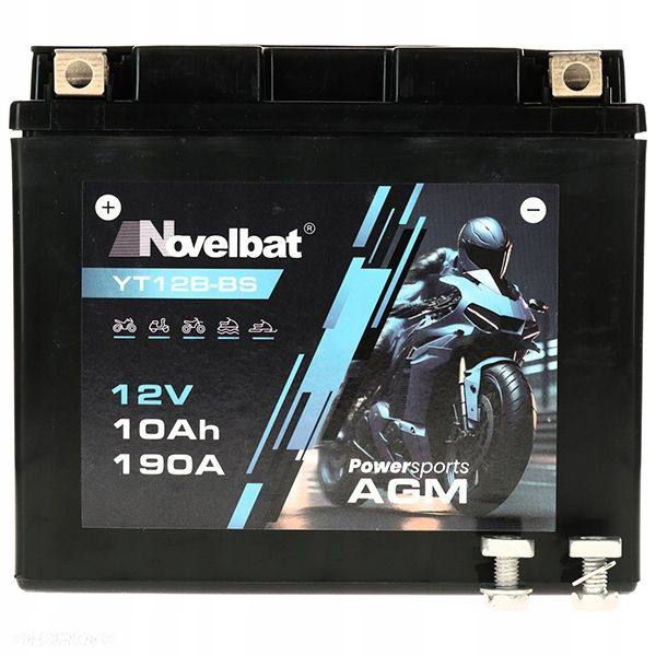 Akumulator Novelbat AGM 12V 10Ah YT12B-BS L - 3