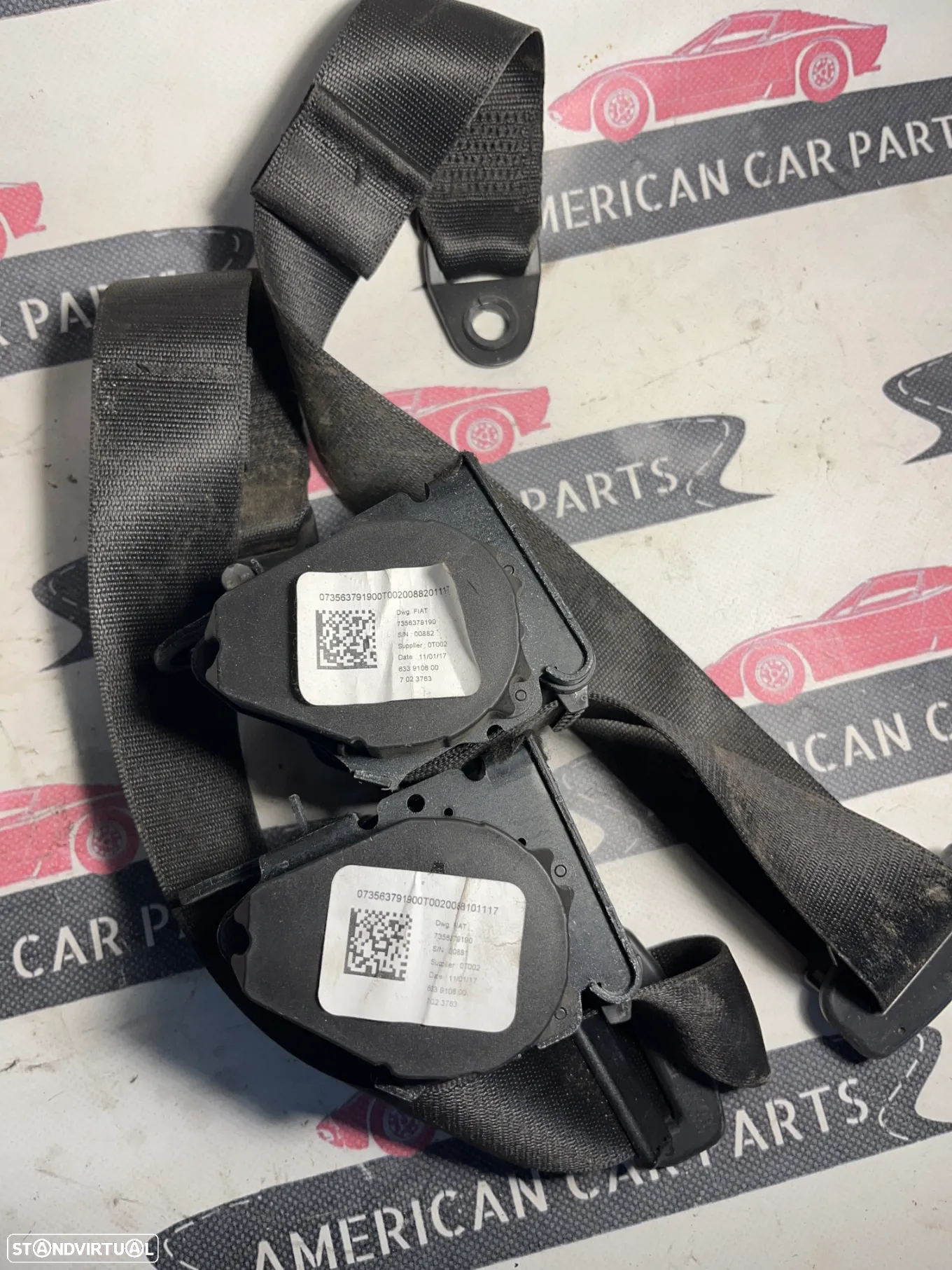 Cintos com pre- tensores Fiat Tipo 1.3 D - 5