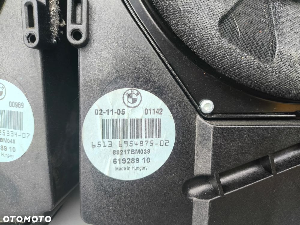 BMW E81 E82 E87 E88 E90 E91 E92 E93 GŁOŚNIK NISKOTONOWY CENTRALNY LEWY PRAWY 6929101 6954875 6925334 - 3