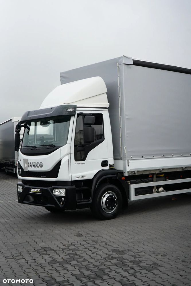 Iveco EUROCARGO / 160 - 280 / E 6 / ACC / BURTOFIRANKA + WINDA / ŁAD. 8 950 KG / 18 PALET - 21