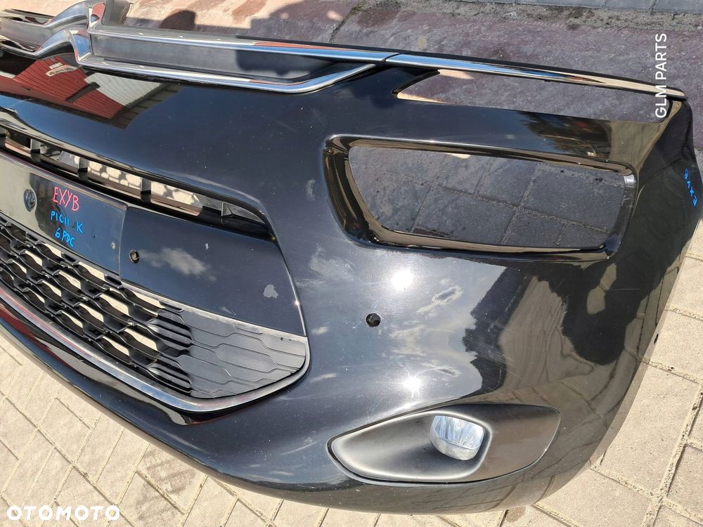 citroen c4 picasso ii kompletny zderzak przedni pod 6 pdc kolor exyb - 9