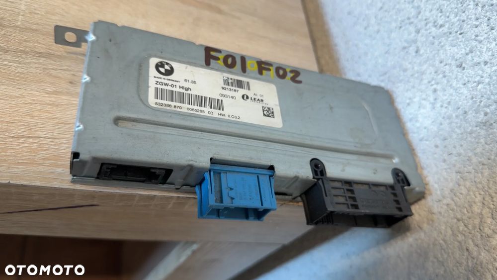 BMW F01 F02 MODUŁ STEROWNIK ZGW 9213187 - 2