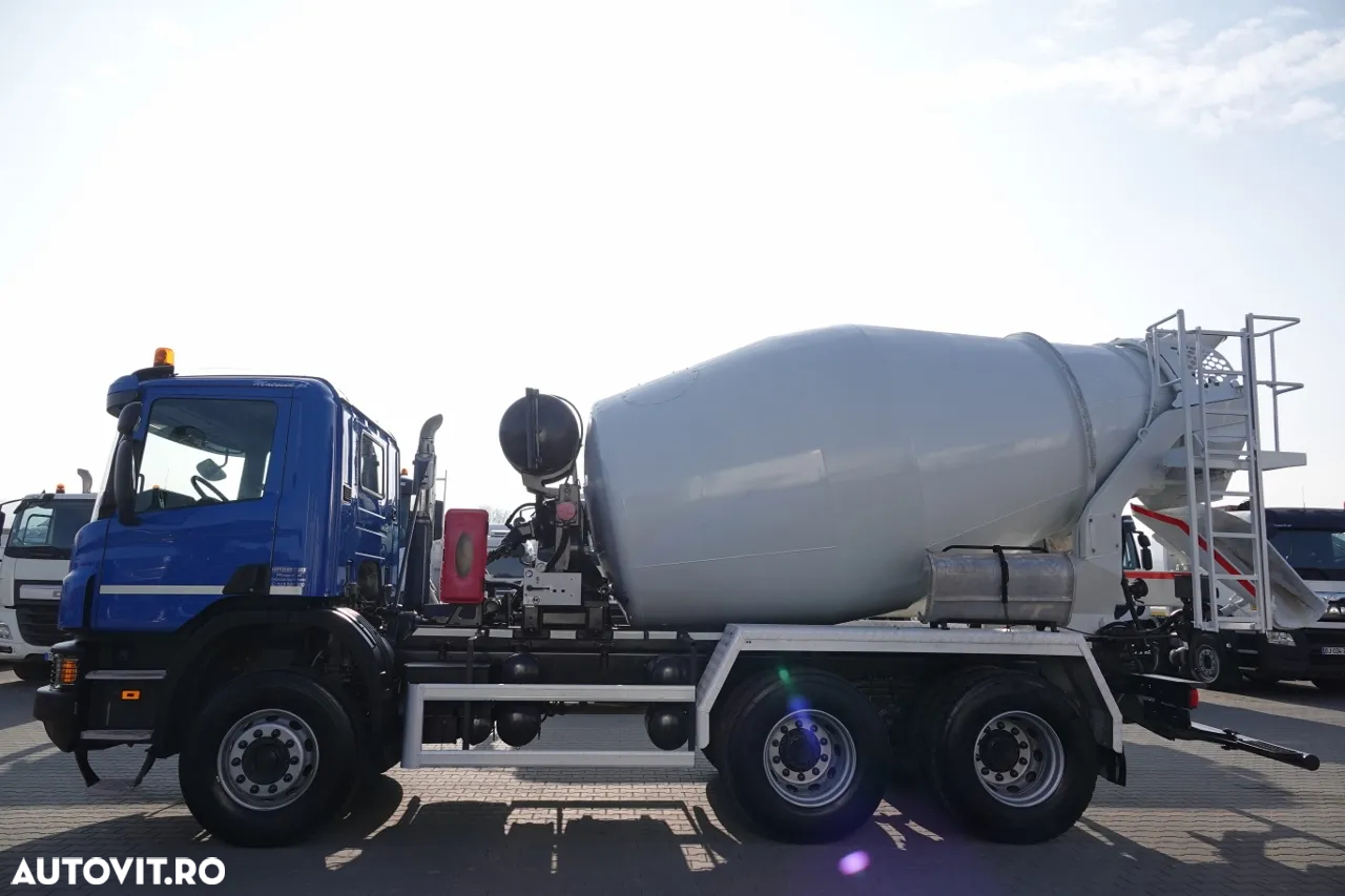Scania P 410 / 6x4 / BETONATOR / PEAR SCHWING STETTER / 7 mc / EURO 6 - 9