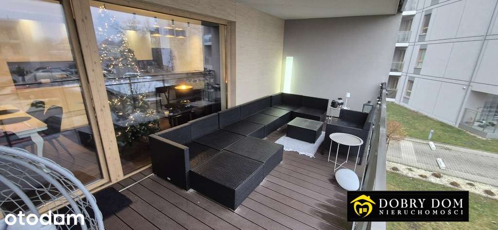 SALON + TARAS = PRAWIE 50 m² PRZESTRZENI DZIENNEJ!