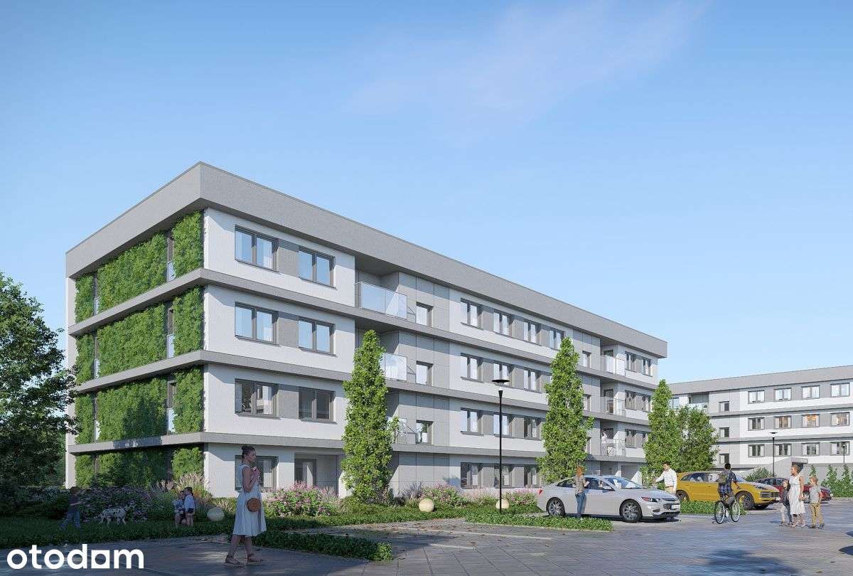 3-pokojowe mieszkanie 50m2 + ogródek Bezpośrednio