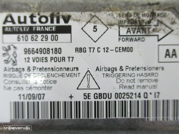 Centralina / Modulo Airbags Peugeot 308 I (4A_, 4C_) - 3