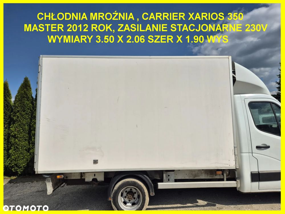 Chłodnia Mroźnia 3.5m Master 2012, Carrier xarios 350, zasilanie stacjonarne 230v - 1