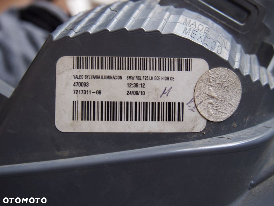 Image BMW X3 F25 Zadní levé světlo 10-17r x 3 - 7217311-09
