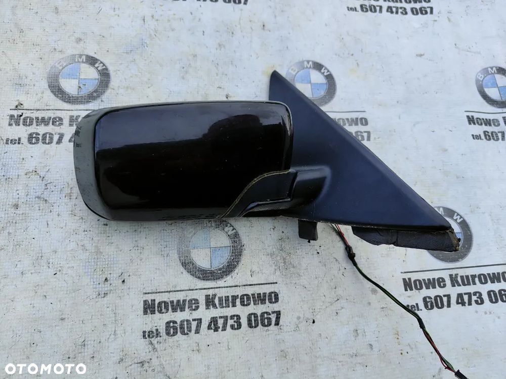 BMW E46 Lusterko prawe Black Sapphire 5 pinów Europa - 4