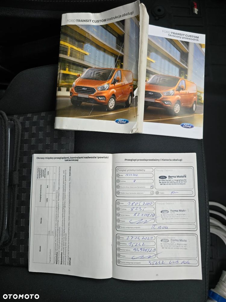 Ford TRANSIT CUSTOM CHŁODNIA +FUNKCJA GRZANIA + PODŁONCZENIE NA POSTOJU 230V  MODEL L2H2 340L-170 AUTOMAT 48 Tyś km SERWIS ASO FORD DO OSTATNIEGO Km SALON POLSKA BOGATA OPCJA WYPOSAŻENIA AUTOMAT KAMERA COFANIA + CZUJNIKI COFANIA LEDY METALIK ASYSTENTY KIEROWCY - 39