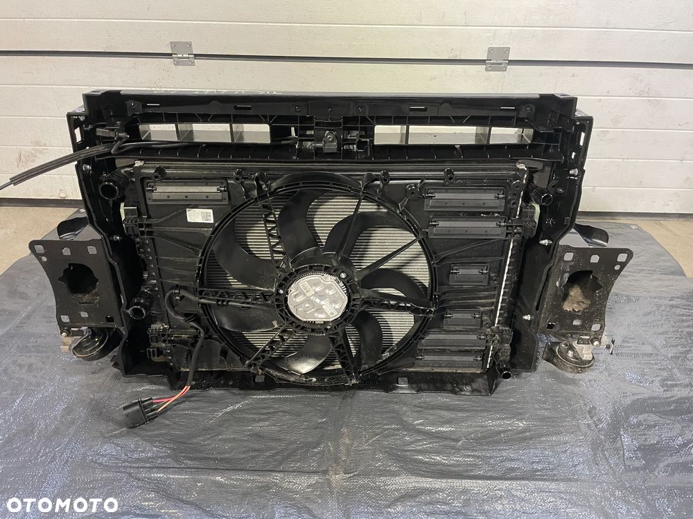 VW TIGUAN II LIFT pas przedni chłodnice wentylatory belka komplet 2.0 TDI 2022 rok jak nowe - 3