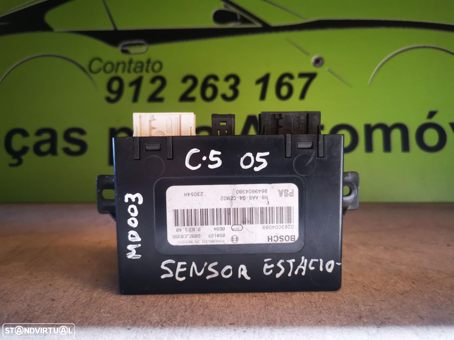 CITROEN C5 / PEUGEOT 407 MÓDULO SENSORES ESTACIONAMENTO - MD003 - 1