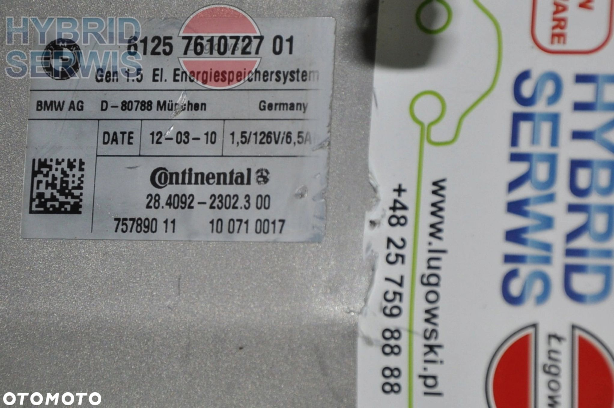 BMW 7 F04 Hybrid, bateria HV trakcyjna 6125761502401 61257625708 - 11