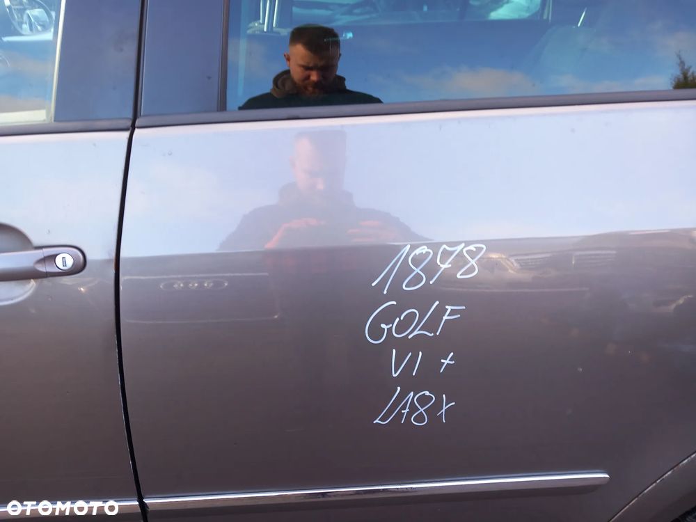VW GOLF VI PLUS DRZWI LEWE TYLNE LEWY TYŁ KOLOR: LA8X - 2