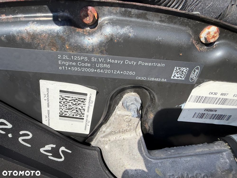 Ford Transit MK8 2,2 TDCI 14-18r silnik kompletny USR6 - 9