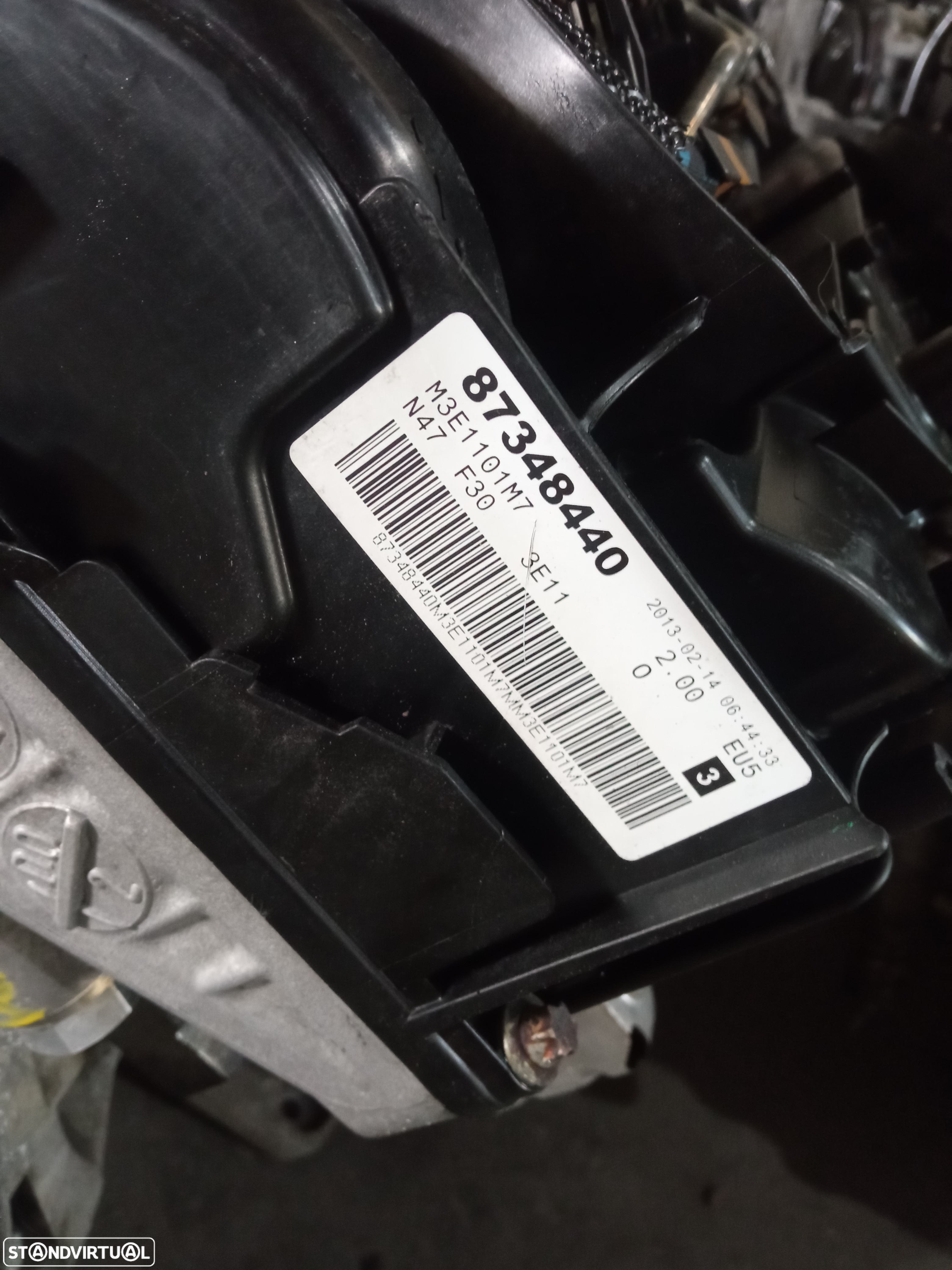 Motor BMW N47 320D F30 184 cv Ref: N47D20CRef: N47D20C (2º geração) - 10