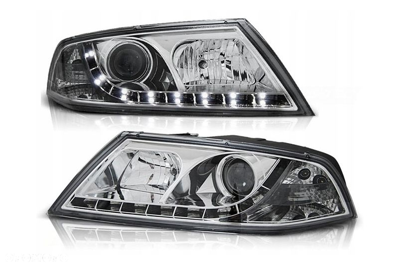 REFLEKTORY LAMPY DO SKODA OCTAVIA II 2 OD 2004 DO 2008 LED XENON - 2