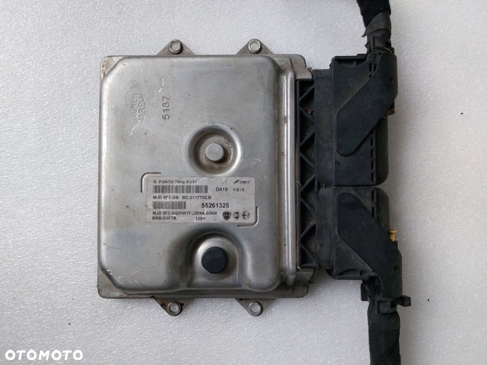 KOMPUTER STEROWNIK GRANDE PUNTO MJD8F3.GG 55261325 - 1