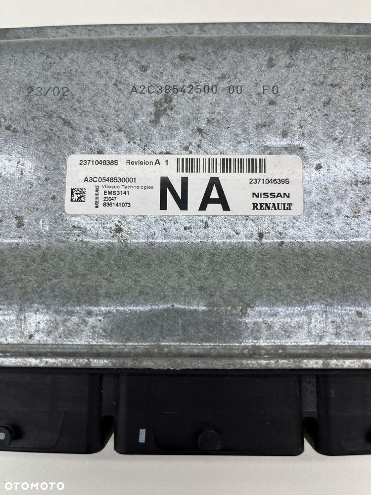 DACIA LOGAN III MODUŁ KOMPUTER STEROWNIK SILNIKA 237104638S - 2