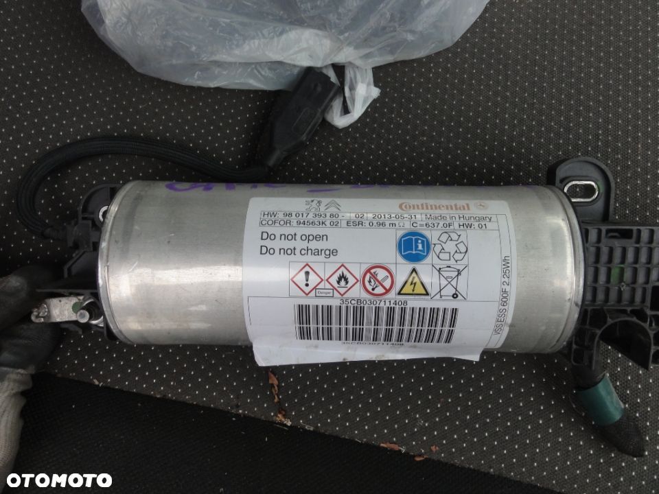 KONDENSATOR START STOP 308 T9 3008 5008 - 1