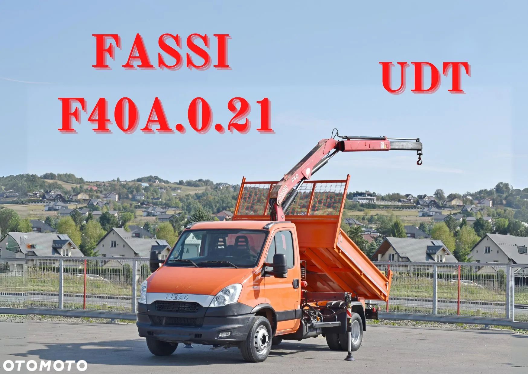 Iveco Daily 70C17 * Wywrotka 2,80 m + FASSI F40A.0.21 - 1