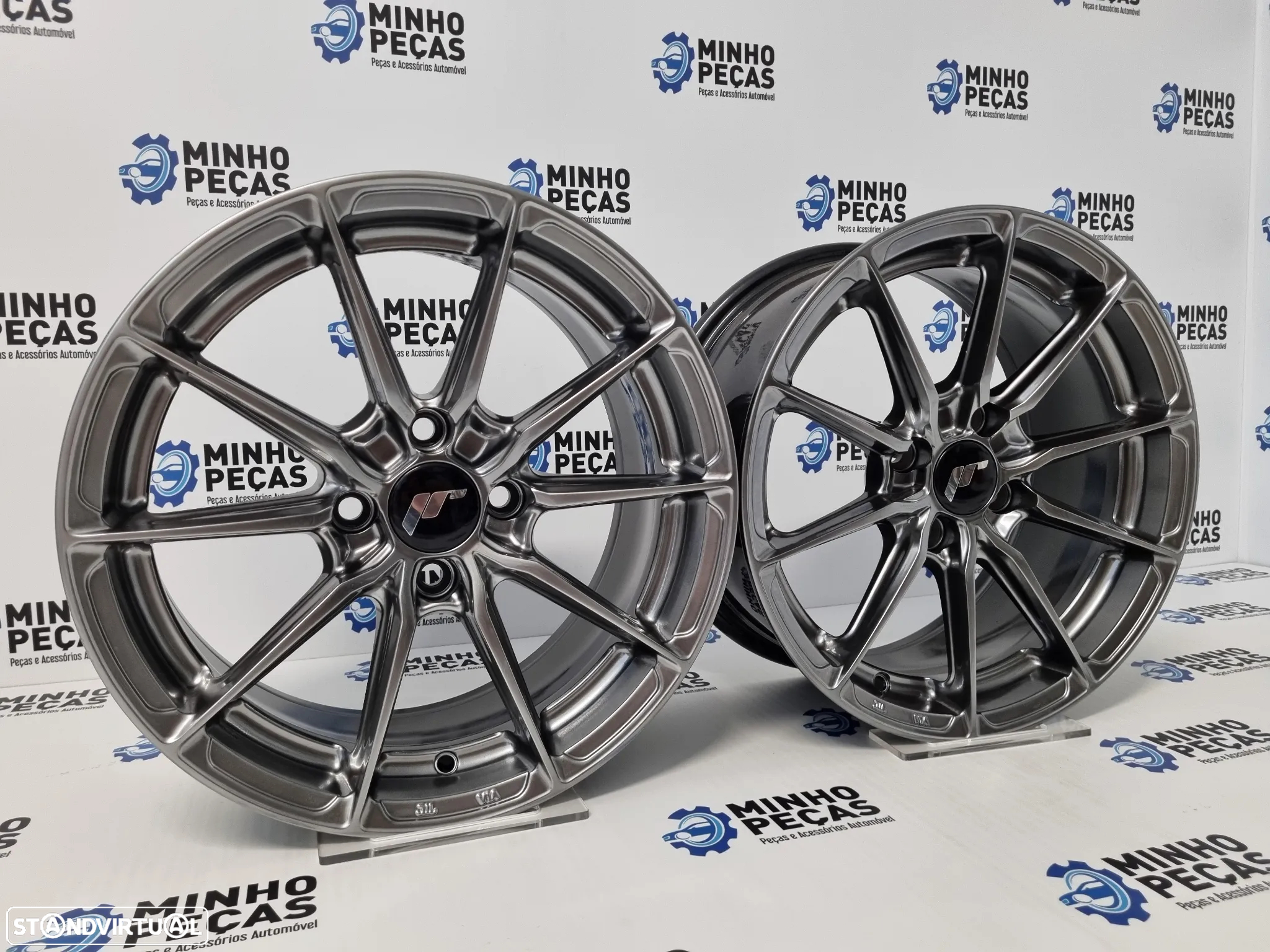Jantes Japan Racing (JR37) em 15 (4x100) Hyper Black - 2