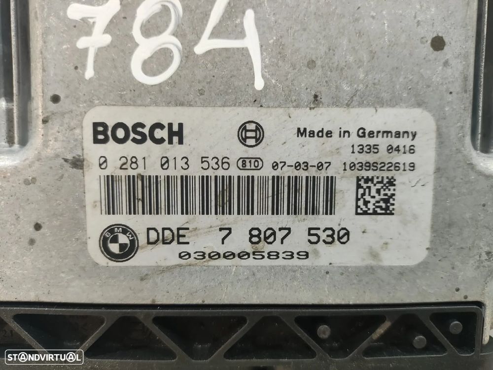 Centralina do motor original BMW Serie 1/Serie 3 E87/E90 - 6