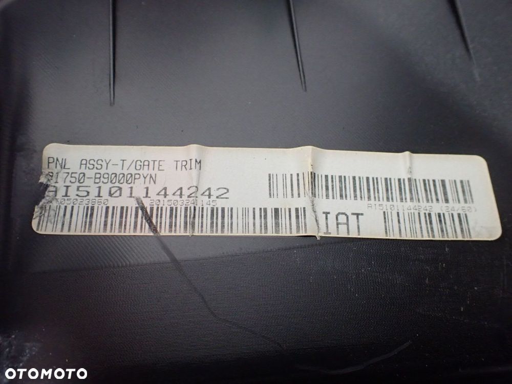 OSŁONA KLAPY BAGAŻNIKA HYUNDAI I10 II  81750-B9000 - 3