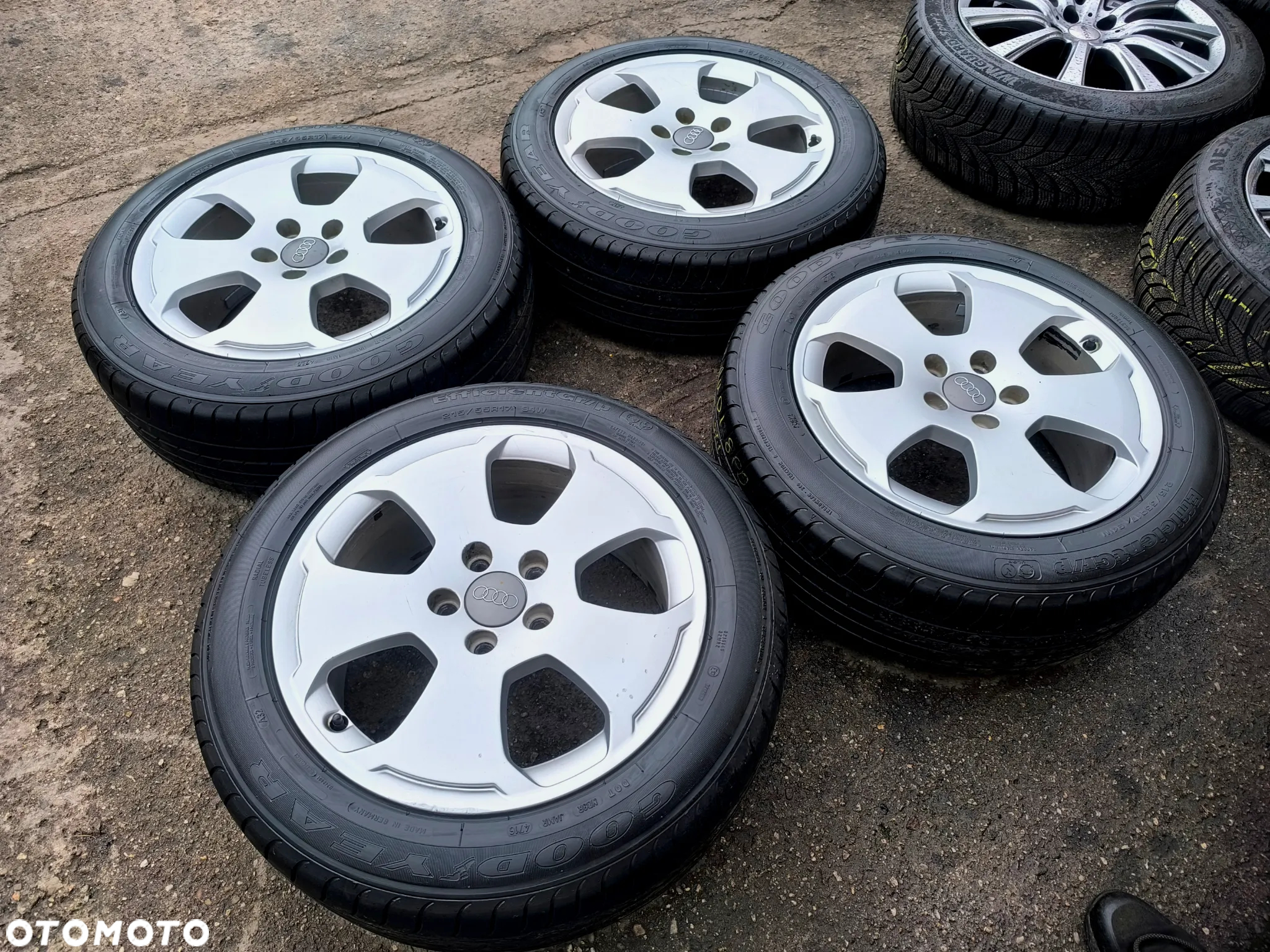 5x112 Felgi Aluminiowe Alufelgi 17 Koła Letnie Lato AUDI 8P0 8P 8V Seat Leon II 2 TOLEDO III 3 ALTEA ALHAMBRA SKODA OCTAVIA II 2 III 3 VW GOLF 5 6 TOURAN CADDY JETTA SHARAN Legnica ALU-RAD 215/55 6,5mm - 3