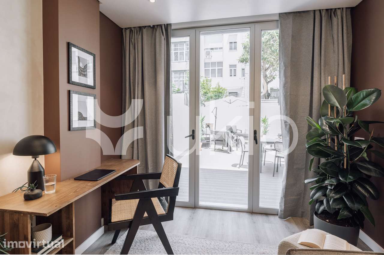 Apartamento T1 com terraço em Estefânia - Grande imagem: 5/22