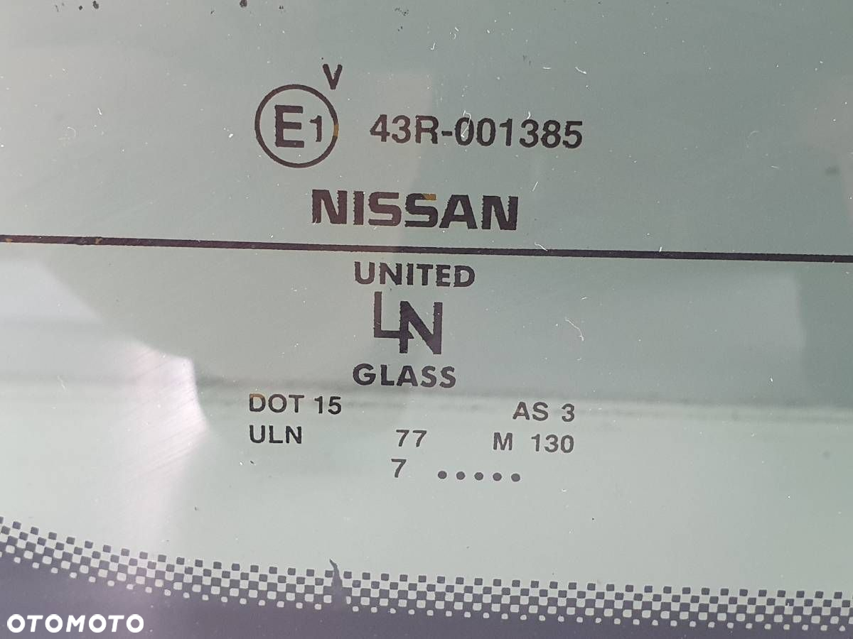 SZYBA TYŁ TYLNA KAROSERYJNA AS3 NISSAN NAVARA III D40 - 3