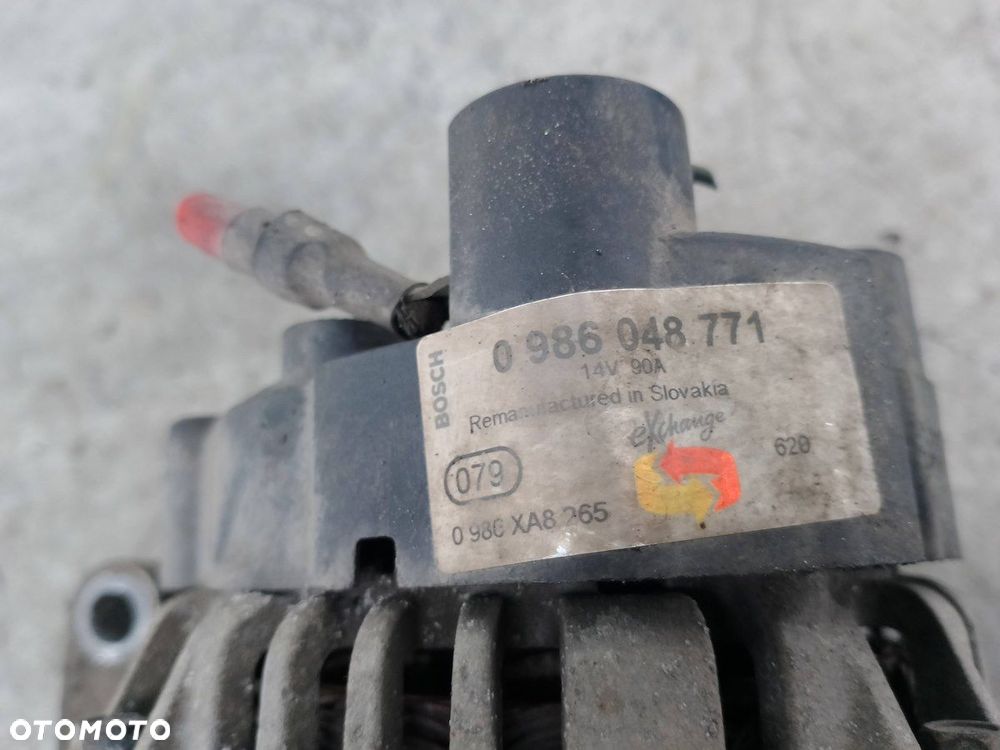 ALTERNATOR OPEL CORSA C 0986048771   1.3 CDTI 70KM - 4