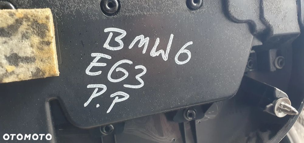 Boczek tapicerka prawy przód przednia prawa BMW 6 E63 ANGLIK - 9