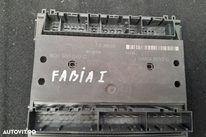 Modul confort 6Q1937049C 5WK48212C 6Q1937049C 5WK48212C Skoda Fabia N - 3