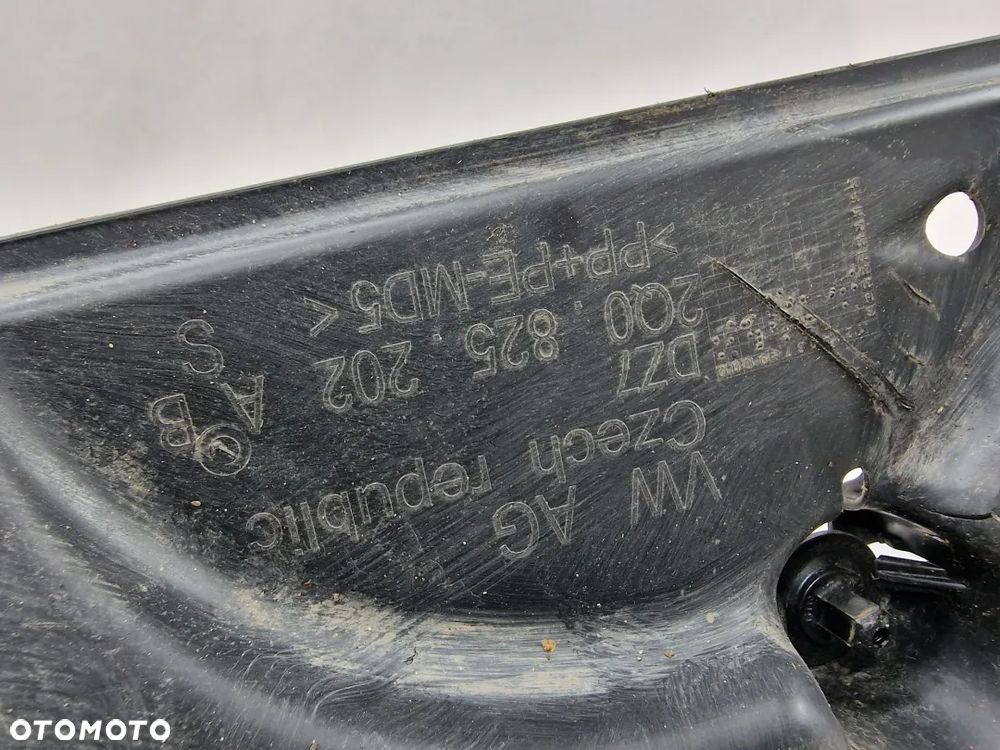 SKODA SCALA 18- OSŁONA PODWOZIA PRAWA NR 2Q0825202AB , NR AUKCJI OSŁ515 - 8