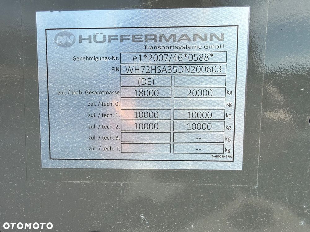 Huffermann HSA 18.65 LS - 9