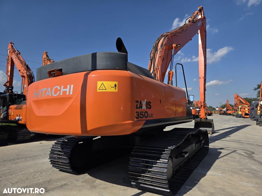 Hitachi ZX350LC, 8.053h, 40 tone, lung brate 20m, ad sapare 18m, cupa 1mc, contragreutate, senile late, consum mediu 25l/h, AC, protectie cabina, 3 pompe hidr Hitachi, revizie hidr efectuata, PROMOTIE 109.900 EUR+Tva - 3