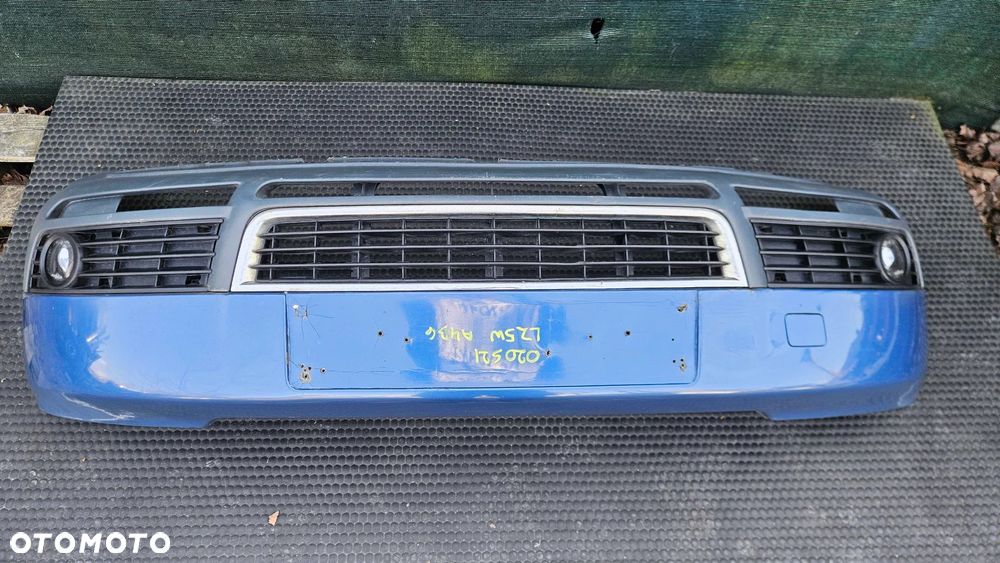 Zderzak Przód Przedni Niebieski LZ5W Belka Kratki Halogeny Audi A4 B6 Sedan Kombi - 11