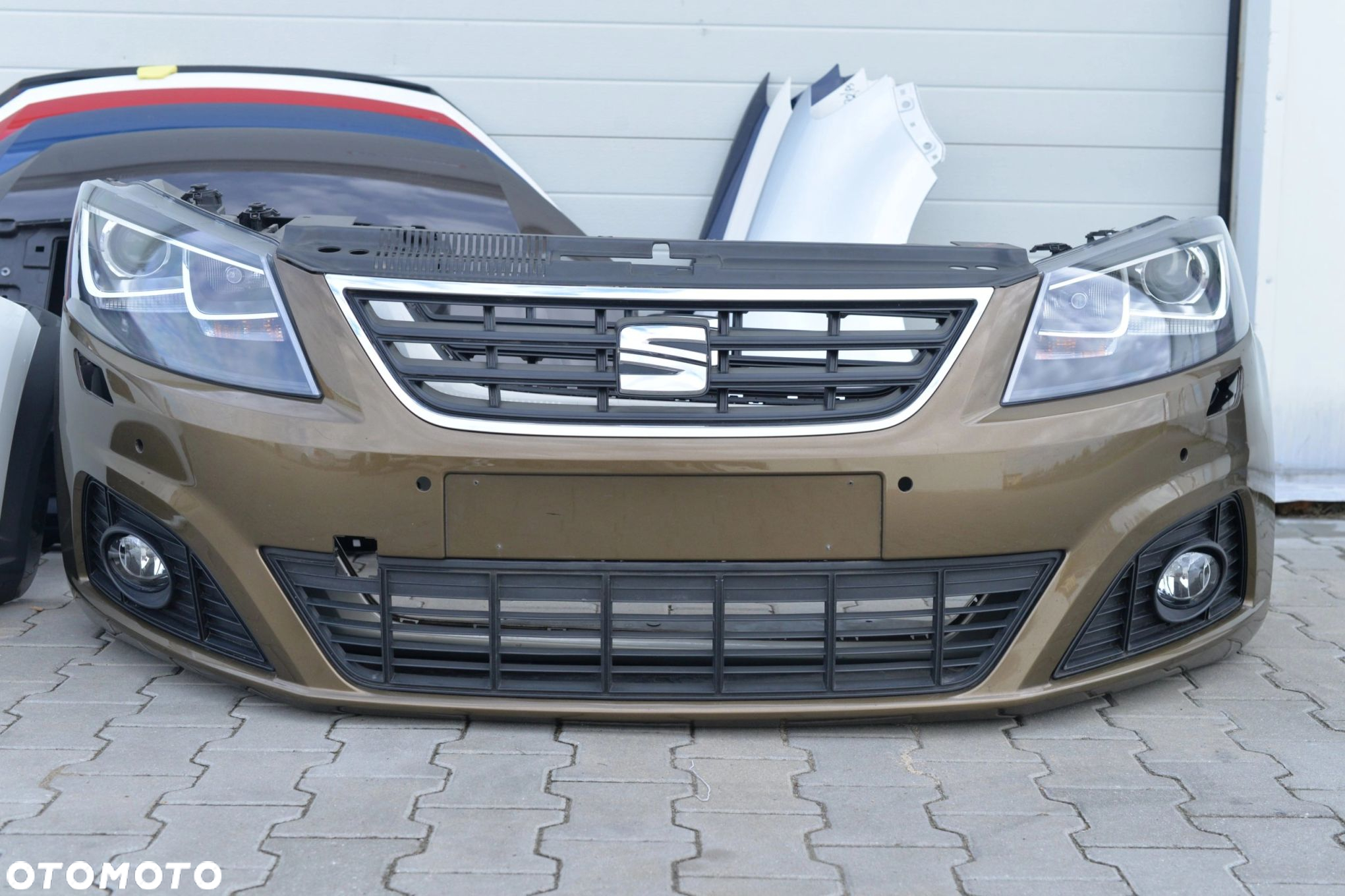 MASKA ZDERZAK BŁOTNIK REFLEKTOR GRILL PAS PRZEDNI SEAT ALHAMBRA 10- - 4