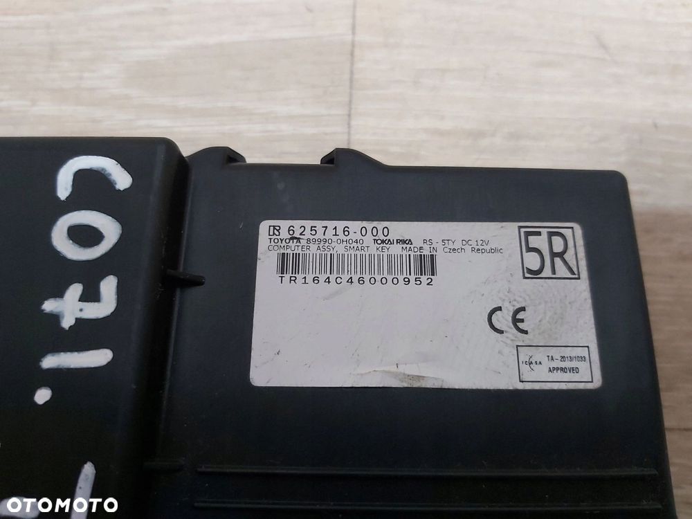 Toyota AYGO II pilot kluczyk smart key komputer 1,0 zestaw odpalenia - 3