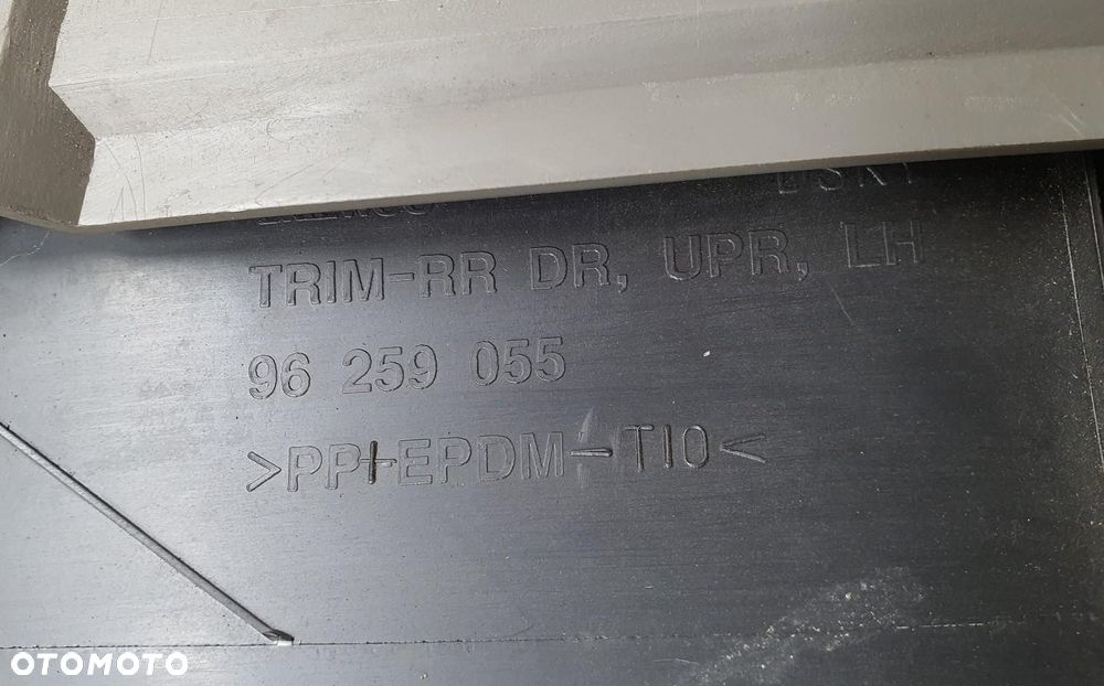 TAPICERKA BOCZEK LEWY TYŁ CHEVROLET REZZO 96259055 - 8