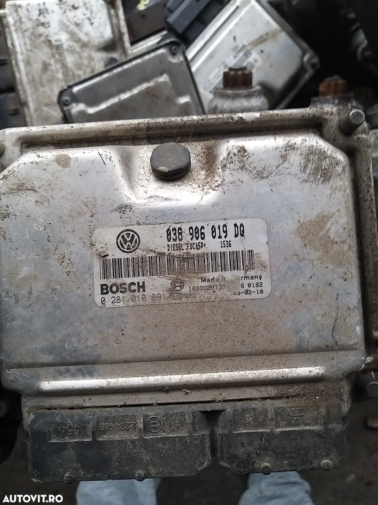 Calculator ECU cod: 038906019DQ pentru Seat Ibiza 1.9 TDI din 2003 - 1