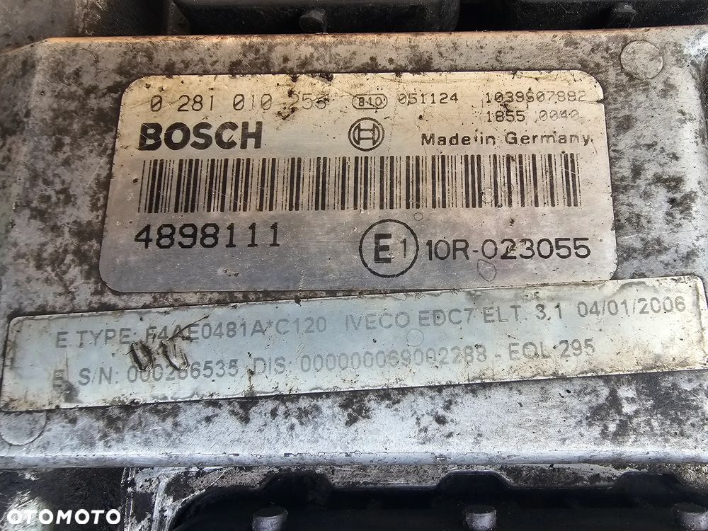 STEROWNIK KOMPUTER SILNIKA IVECO EUROCARGO 3.9 TECTOR 170 KM 125 kW 4898111 00-07 rok - 2