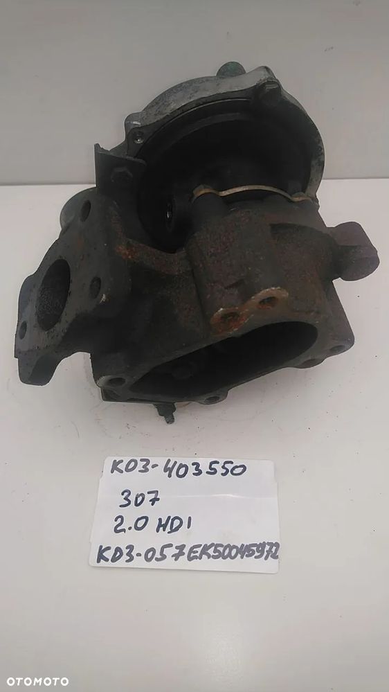TURBINA 2.0 HDI 90KM 107KM 109KM 206 C5 K03-321246 K03-024DE5029629 - 8